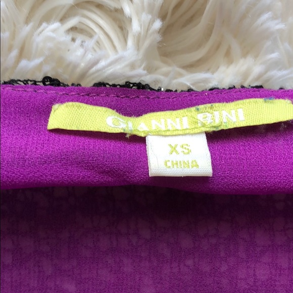 Metallic Gianni Bini Flowy Popcorn Top - Picture 3 of 5